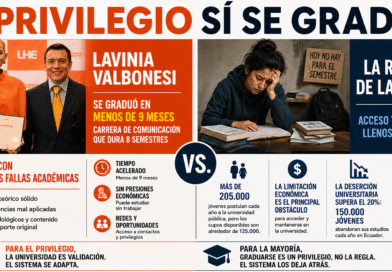 Licenciada Lavinia Valbonesi: El privilegio sí se gradúa